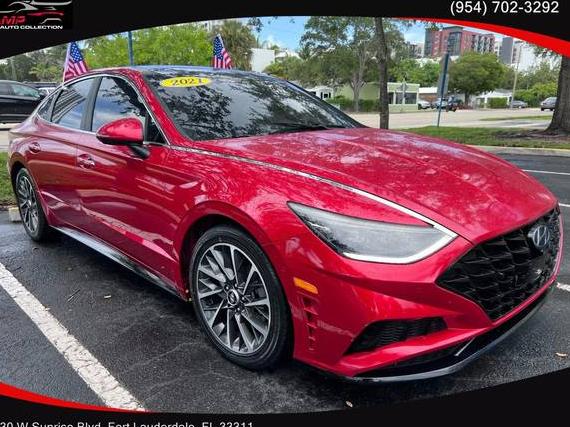 HYUNDAI SONATA 2021 KMHL34J21MA155079 image