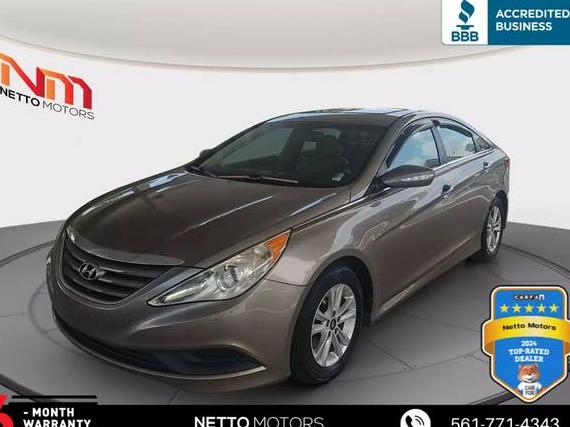 HYUNDAI SONATA 2014 5NPEB4AC6EH836101 image