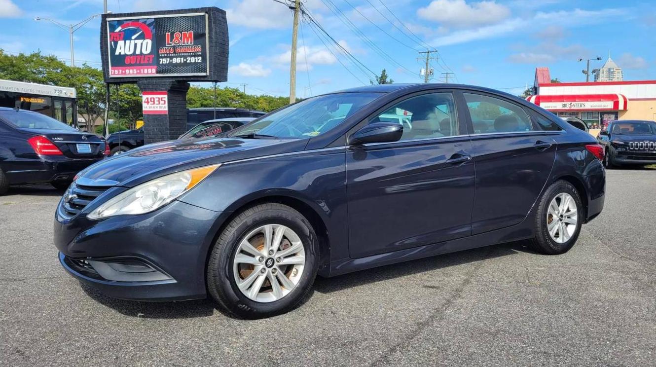 HYUNDAI SONATA 2014 5NPEB4AC7EH861301 image