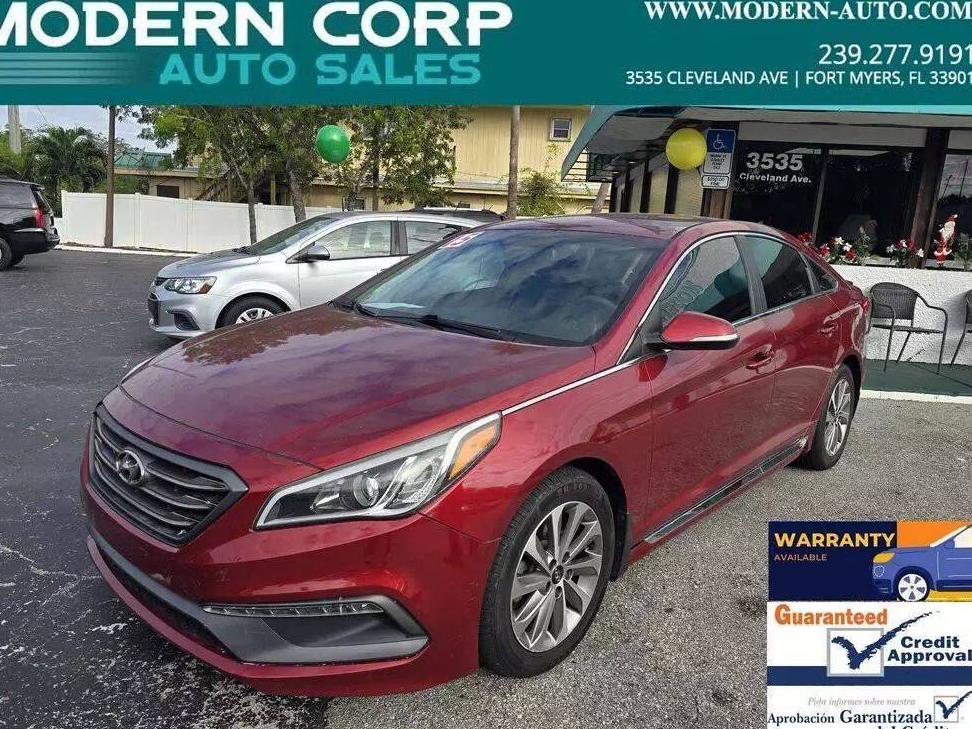 HYUNDAI SONATA 2015 5NPE34AF6FH256677 image