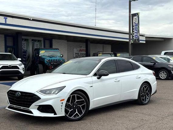 HYUNDAI SONATA 2022 5NPEK4JC8NH137309 image