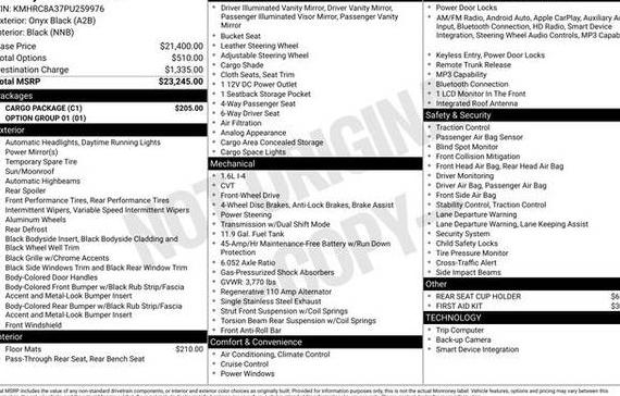 HYUNDAI VENUE 2023 KMHRC8A37PU259976 image HYUNDAI VENUE 2023 KMHRC8A37PU259976 image