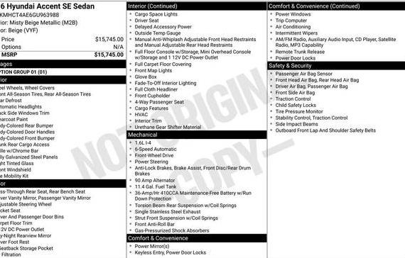 HYUNDAI ACCENT 2016 KMHCT4AE6GU963988 image