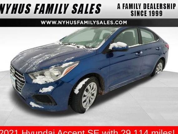 HYUNDAI ACCENT 2021 3KPC24A60ME131654 image