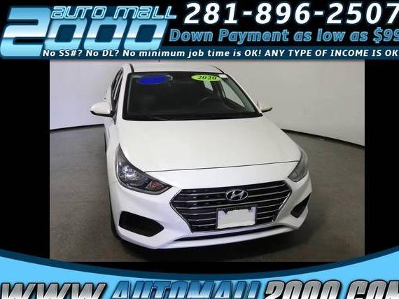 HYUNDAI ACCENT 2020 3KPC24A61LE104428 image
