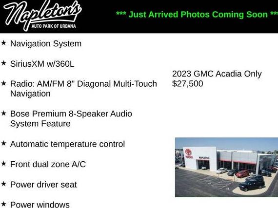 GMC ACADIA 2023 1GKKNML41PZ185007 image