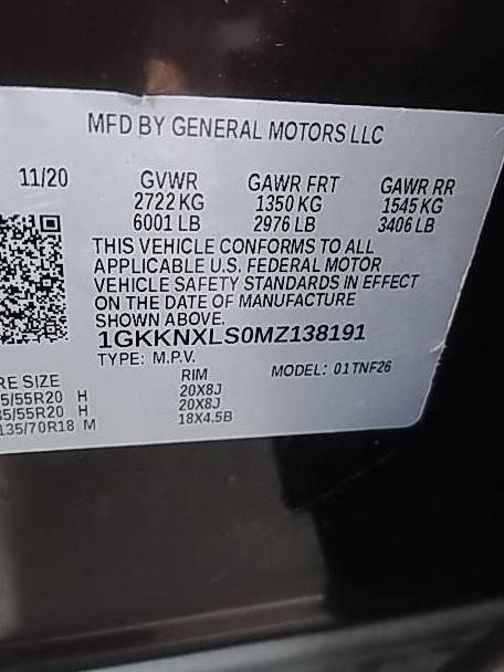 GMC ACADIA 2021 1GKKNXLS0MZ138191 image GMC ACADIA 2021 1GKKNXLS0MZ138191 image