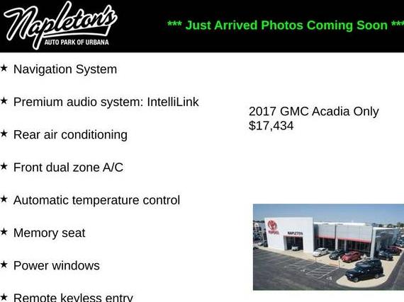 GMC ACADIA 2017 1GKKNNLS9HZ249221 image