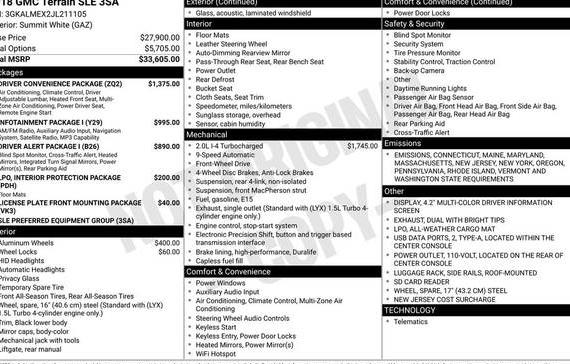 GMC TERRAIN 2018 3GKALMEX2JL211105 image