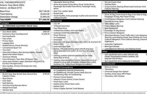 GMC YUKON 2023 1GKS2BKD3PR222072 image GMC YUKON 2023 1GKS2BKD3PR222072 image