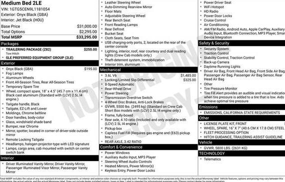 GMC CANYON 2020 1GTG5CEN9L1181054 image