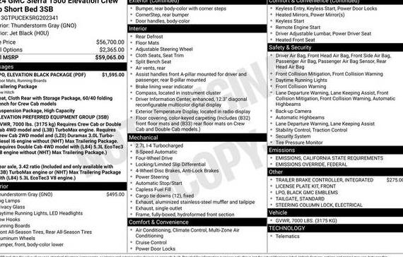 GMC SIERRA 2024 3GTPUCEK5RG202341 image