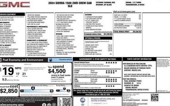 GMC SIERRA 2024 1GTPHBEK7RZ203330 image