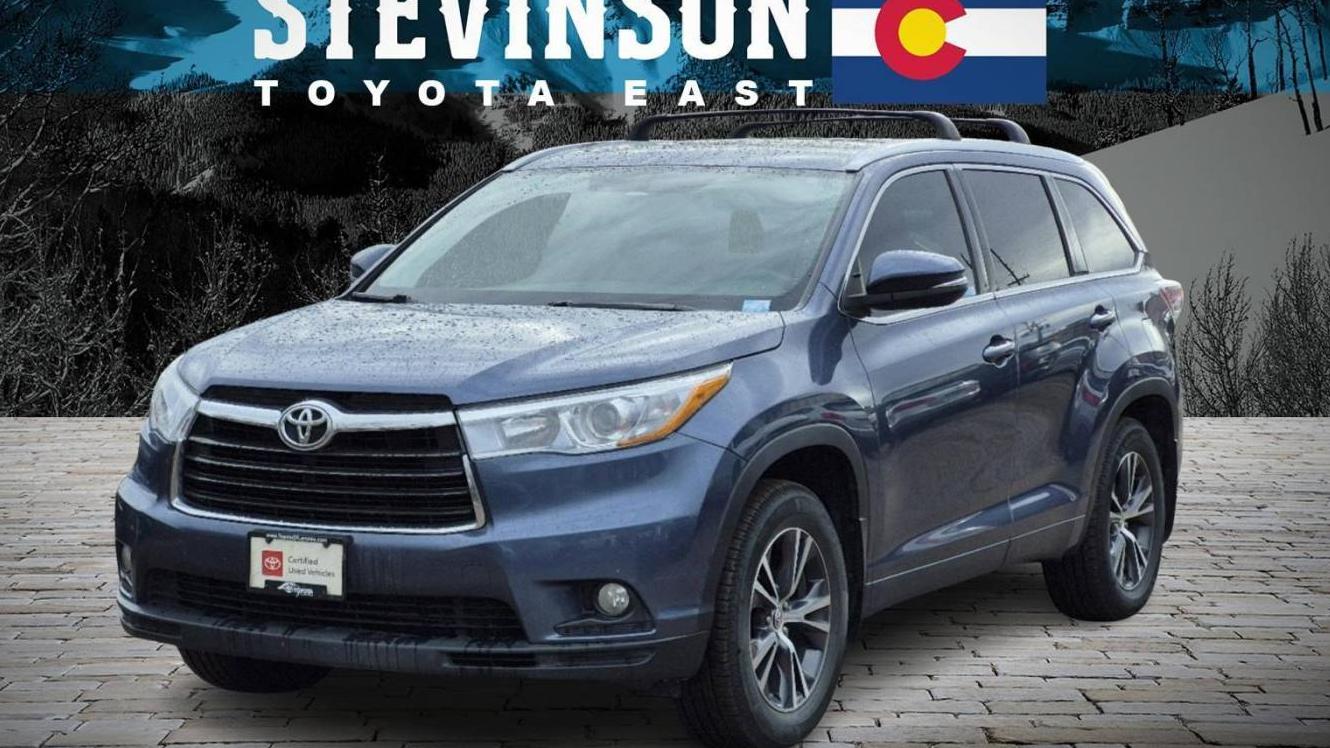 TOYOTA HIGHLANDER 2016 5TDJKRFH4GS343773 image