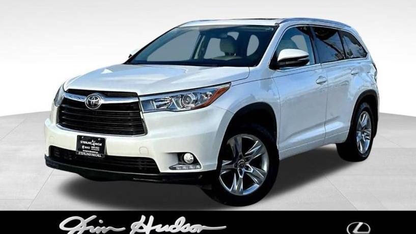 TOYOTA HIGHLANDER 2016 5TDYKRFH5GS185345 image