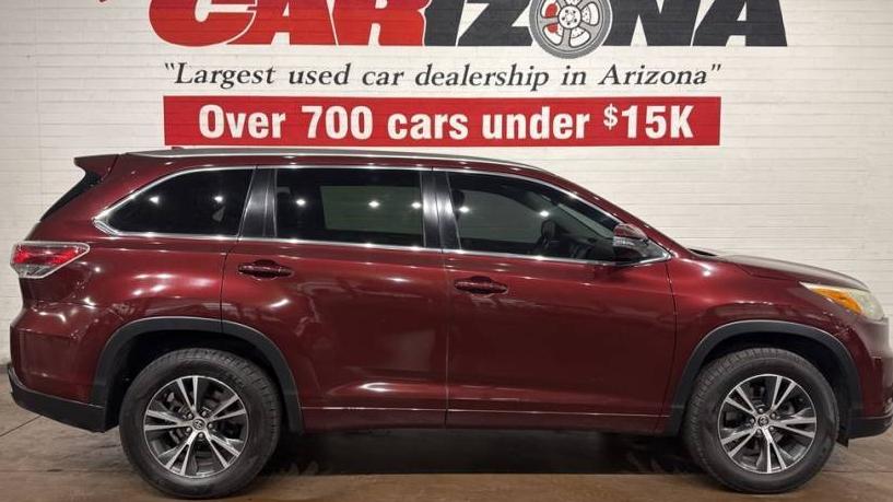 TOYOTA HIGHLANDER 2016 5TDKKRFH6GS138086 image