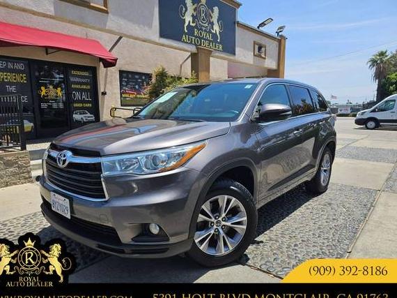 TOYOTA HIGHLANDER 2016 5TDZKRFH2GS137273 image