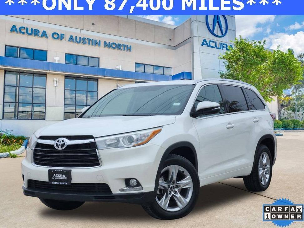 TOYOTA HIGHLANDER 2016 5TDYKRFH4GS155558 image