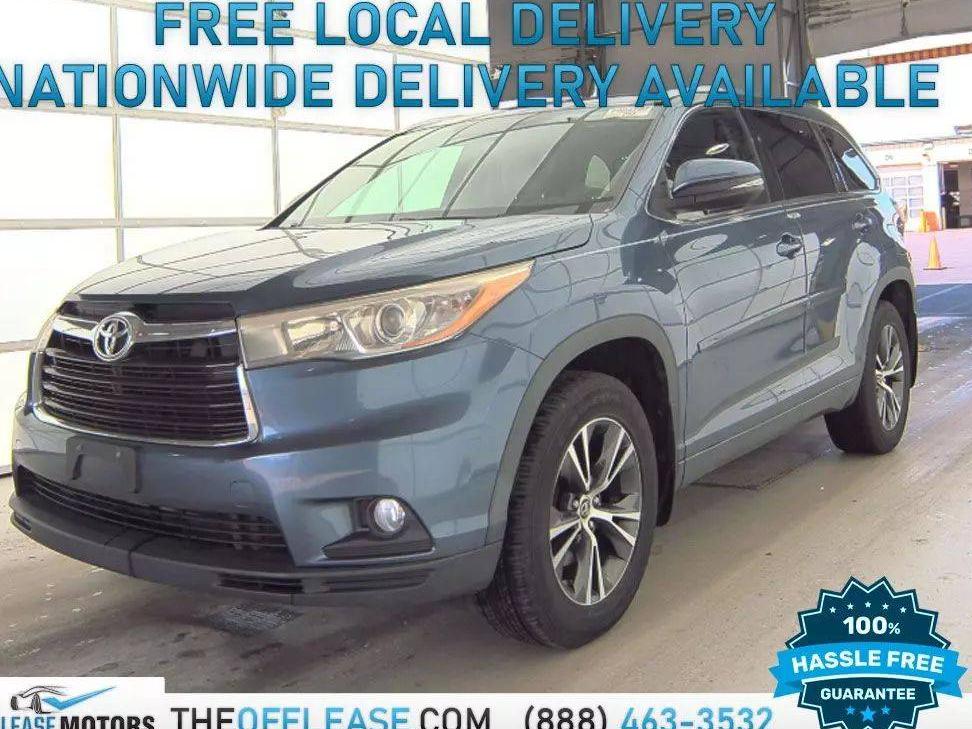 TOYOTA HIGHLANDER 2016 5TDJKRFH6GS242184 image