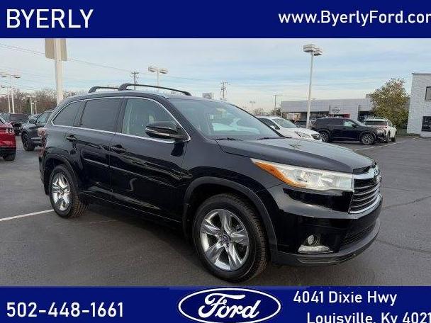 TOYOTA HIGHLANDER 2016 5TDDKRFH6GS292919 image