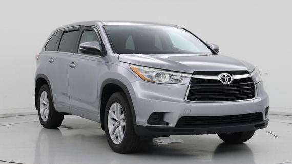 TOYOTA HIGHLANDER 2016 5TDBKRFH4GS277018 image