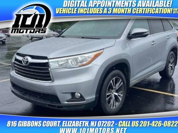 TOYOTA HIGHLANDER 2016 5TDJKRFH9GS252594 image