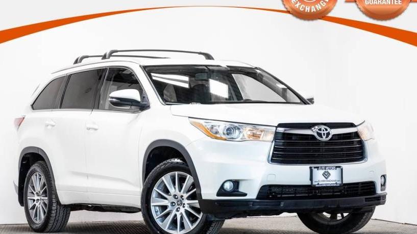 TOYOTA HIGHLANDER 2016 5TDJKRFH7GS505606 image