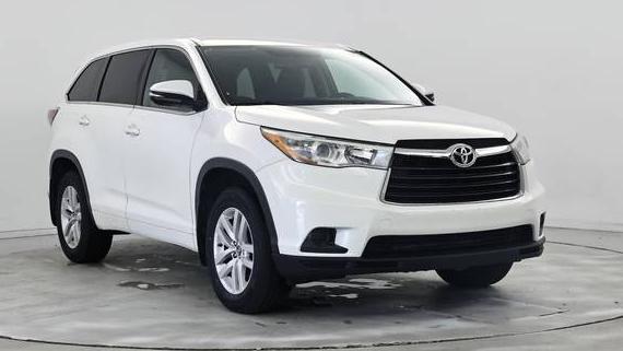 TOYOTA HIGHLANDER 2016 5TDBKRFHXGS285124 image