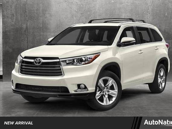 TOYOTA HIGHLANDER 2016 5TDDKRFH2GS261313 image