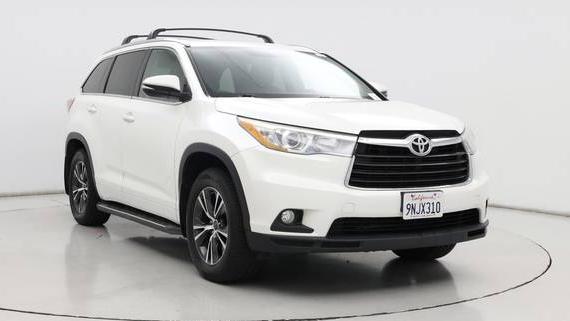 TOYOTA HIGHLANDER 2016 5TDJKRFH0GS320894 image