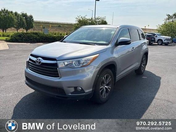 TOYOTA HIGHLANDER 2016 5TDJKRFHXGS352316 image
