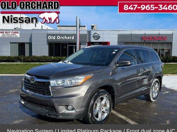 TOYOTA HIGHLANDER 2016 5TDDKRFH5GS280308 image