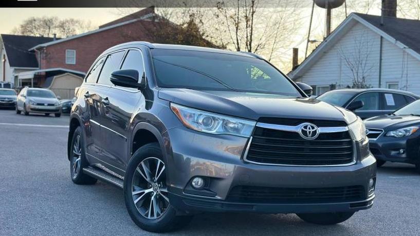 TOYOTA HIGHLANDER 2016 5TDJKRFH6GS266243 image