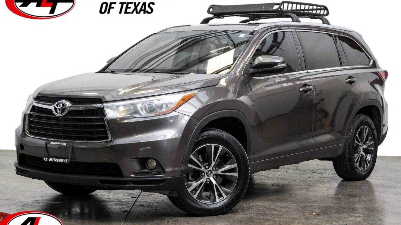 TOYOTA HIGHLANDER 2016 5TDKKRFH0GS149651 image