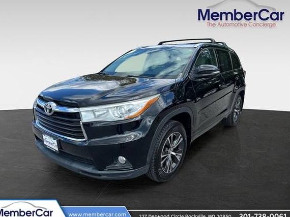 TOYOTA HIGHLANDER 2016 5TDJKRFHXGS229597 image