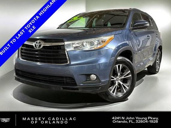 TOYOTA HIGHLANDER 2016 5TDJKRFH0GS290652 image