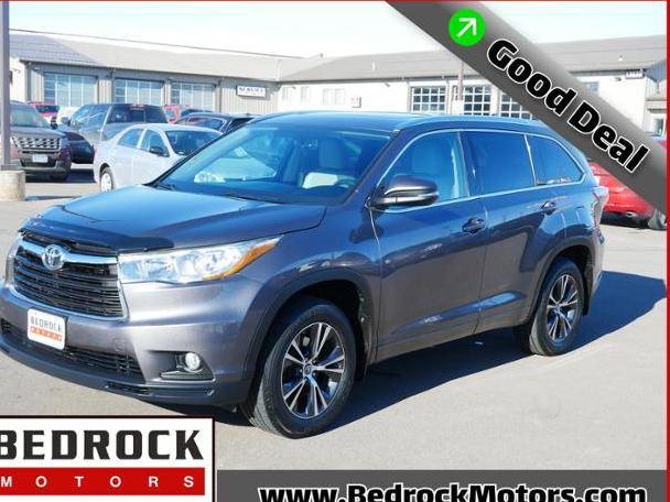 TOYOTA HIGHLANDER 2016 5TDJKRFH9GS279780 image