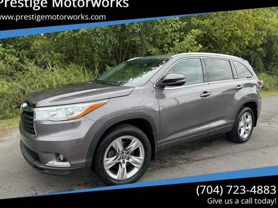TOYOTA HIGHLANDER 2016 5TDDKRFHXGS265237 image