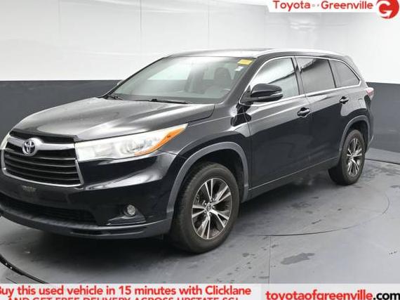 TOYOTA HIGHLANDER 2016 5TDKKRFHXGS504177 image