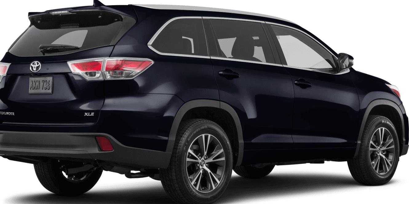 TOYOTA HIGHLANDER 2016 5TDJKRFH8GS501712 image