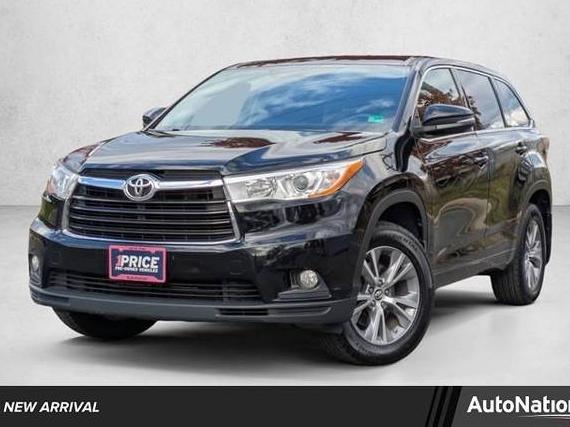 TOYOTA HIGHLANDER 2016 5TDBKRFH3GS285322 image