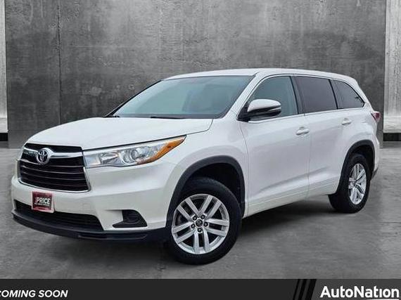TOYOTA HIGHLANDER 2016 5TDZKRFH3GS147293 image