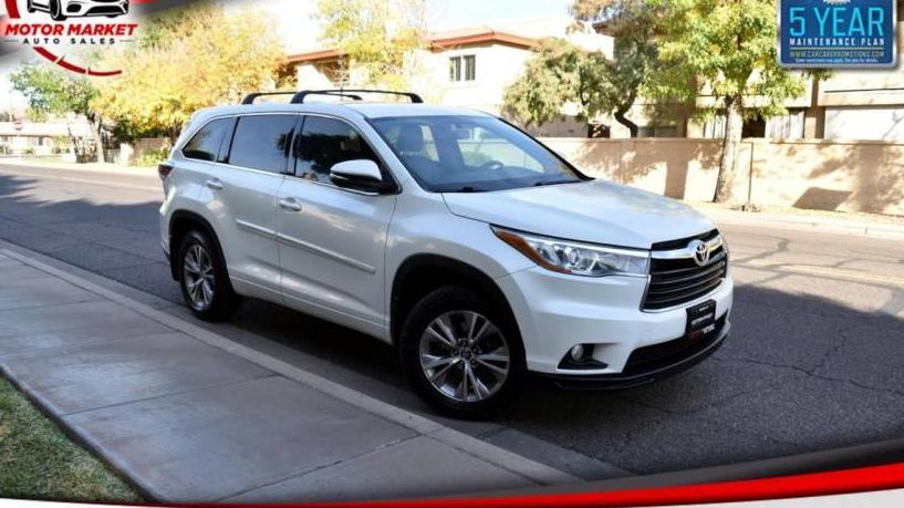 TOYOTA HIGHLANDER 2016 5TDBKRFH2GS336924 image