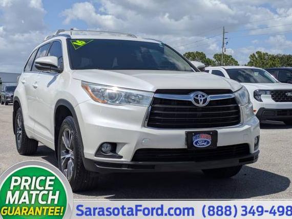 TOYOTA HIGHLANDER 2016 5TDJKRFH3GS280777 image