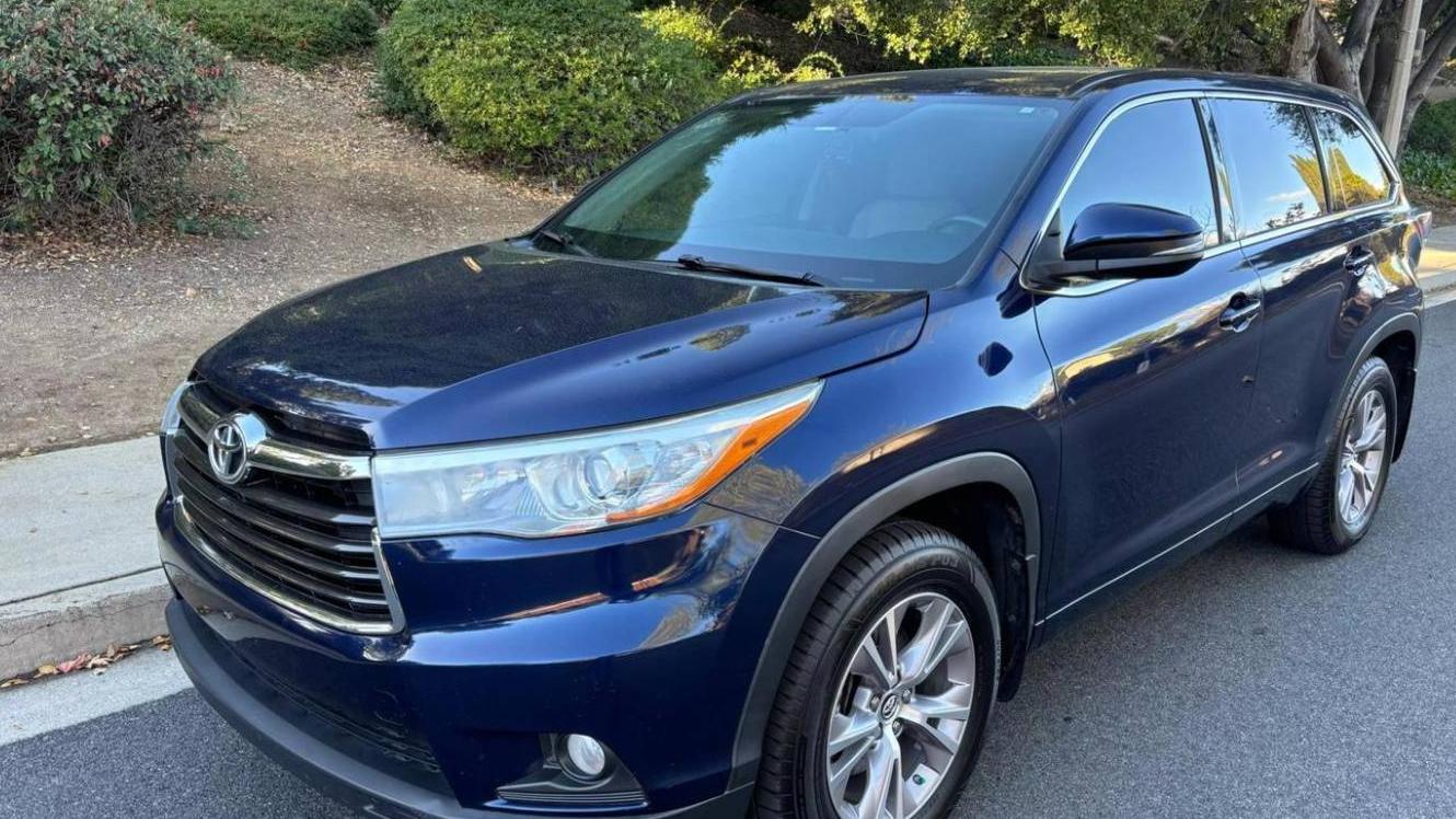 TOYOTA HIGHLANDER 2016 5TDBKRFHXGS247523 image