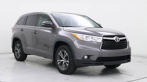 TOYOTA HIGHLANDER 2016 5TDJKRFH4GS330277 image