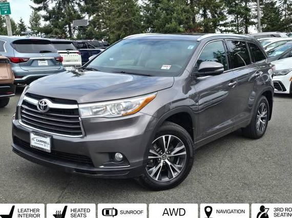 TOYOTA HIGHLANDER 2016 5TDJKRFH5GS297175 image
