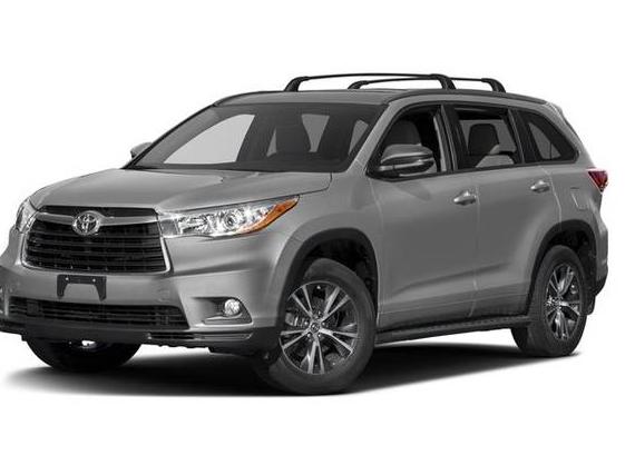 TOYOTA HIGHLANDER 2016 5TDJKRFH0GS240365 image