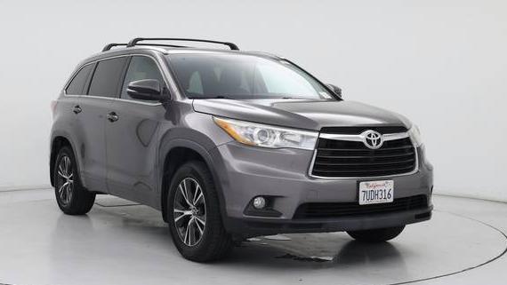 TOYOTA HIGHLANDER 2016 5TDJKRFH0GS316523 image