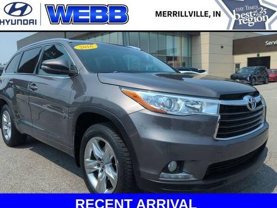 TOYOTA HIGHLANDER 2016 5TDDKRFH6GS341259 image